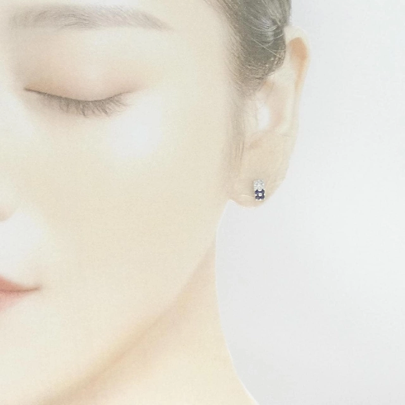 K14WG Hoa Sapphire Bông Tai - Hàng hiệu Chính hãng 868337