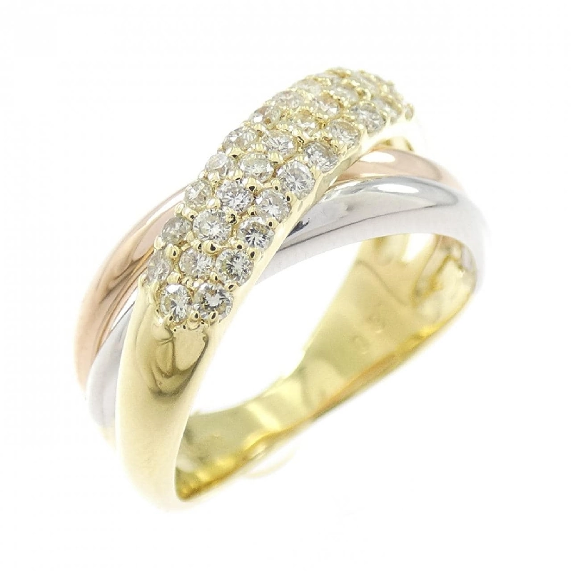 Nhẫn kim cương K18YG/PT900/K18PG 0.31CT - Hàng hiệu Chính hãng 845842