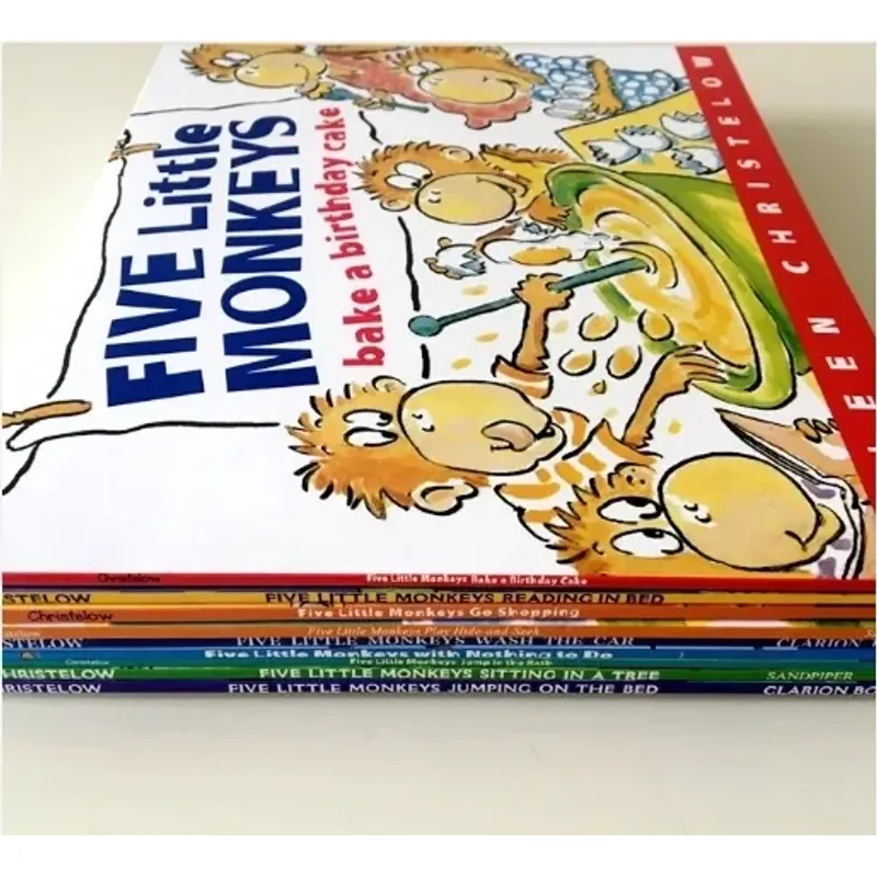 Bộ truyện Five little monkeys (9 cuốn) 564966