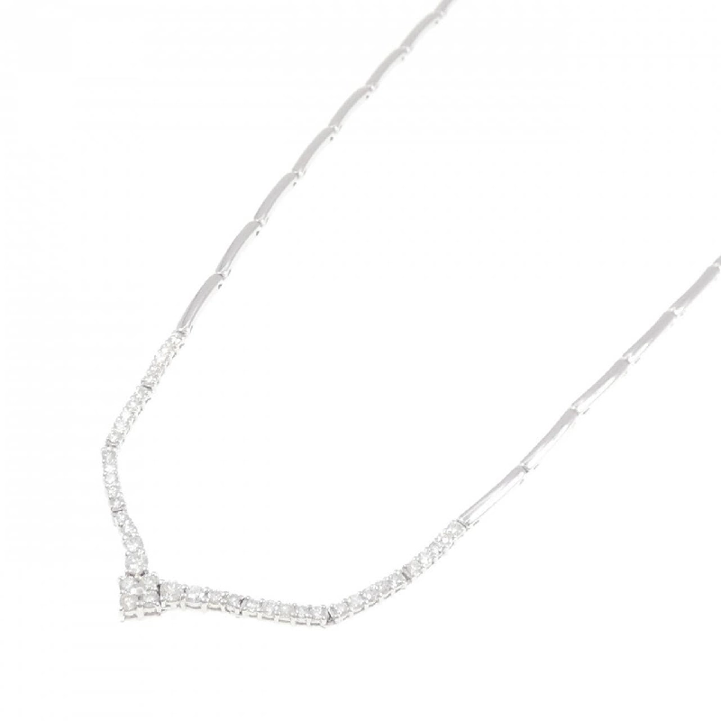 K18WG Dây chuyền kim cương 1.00CT - Hàng hiệu Chính hãng 858351