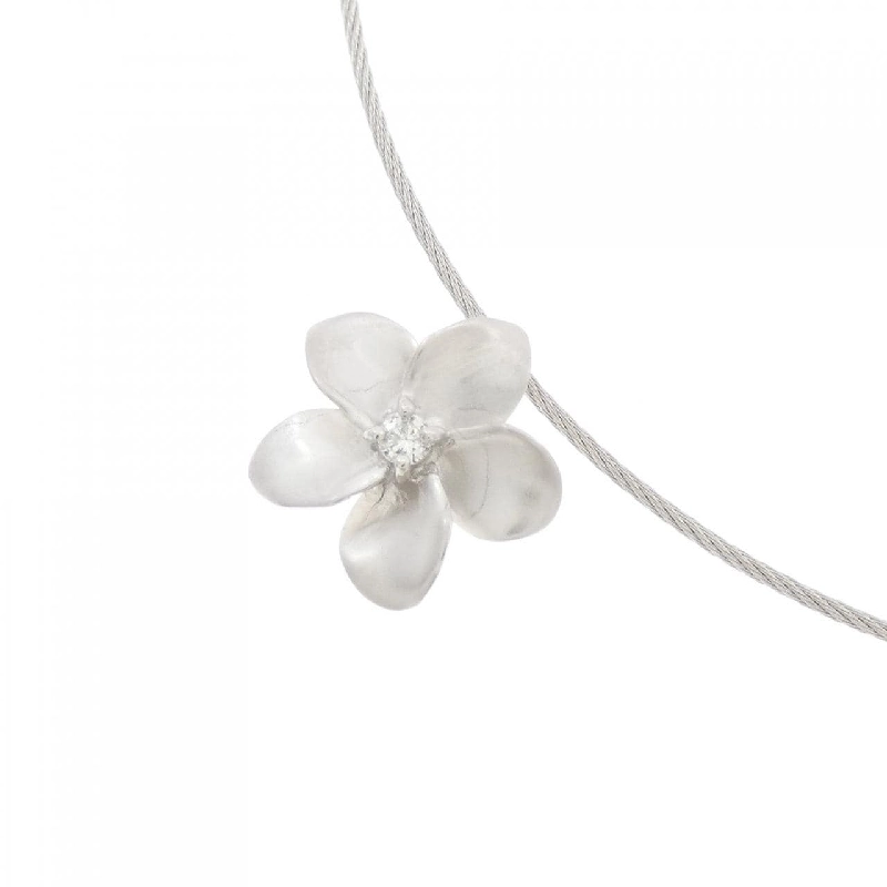 K18WG Hoa Kim Cương Dây Chuyền 0.035CT - Hàng hiệu Chính hãng 859154