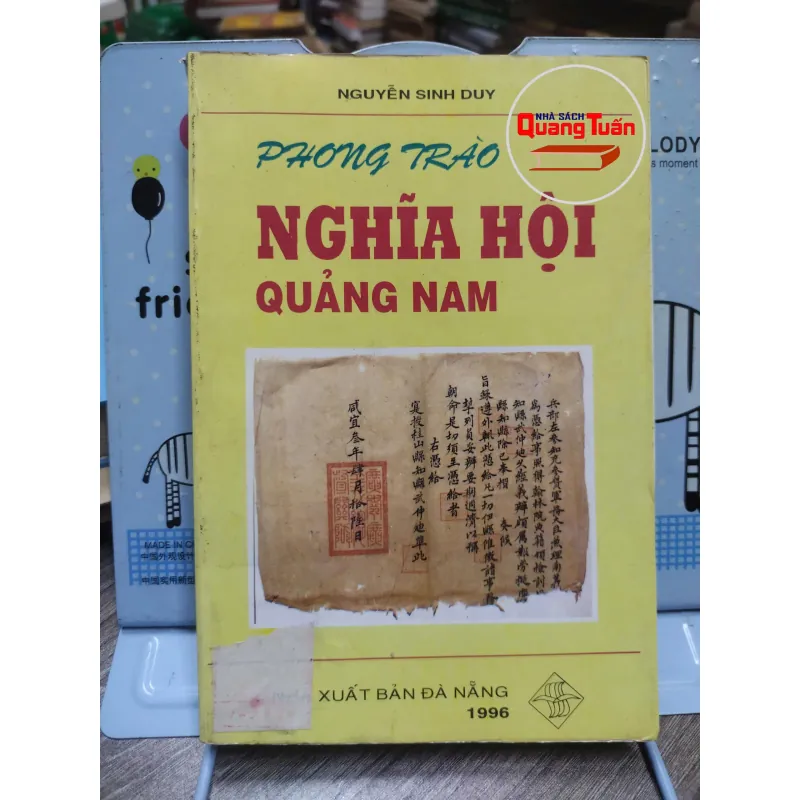 Sách: Phong trào nghĩa hội Quảng Nam - Tác giả: Nguyễn Sinh Duy (A3) 598271