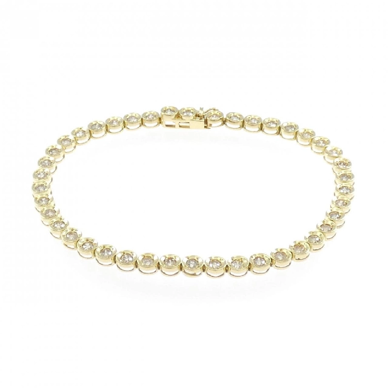 K18YG Vòng tay kim cương 2.05CT - Hàng hiệu Chính hãng 877778