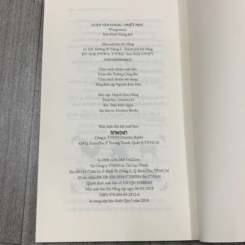 Luận văn logic, triết học - wittgenstein. 7b1 783453