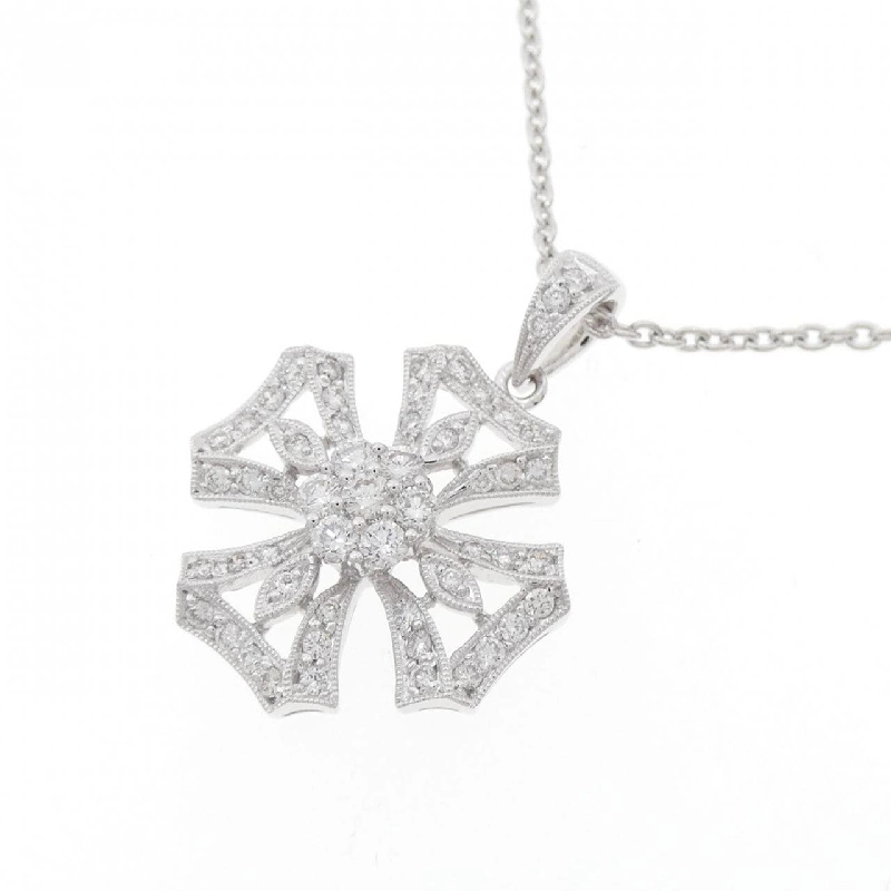 Dây chuyền kim cương 750WG/K18WG 0.62CT - Hàng hiệu Chính hãng 859791