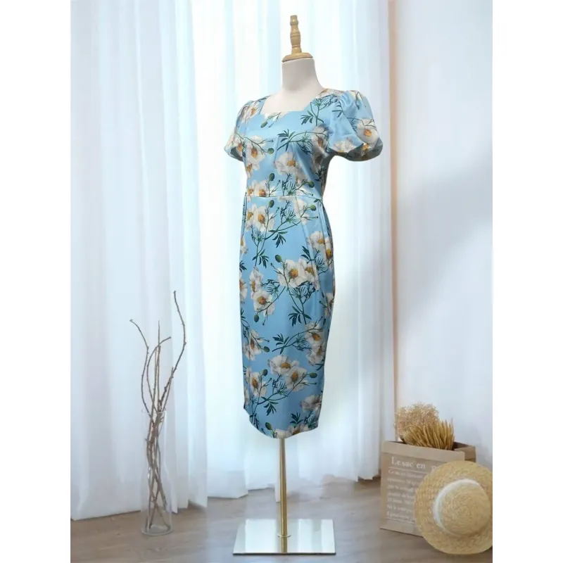 [New] Váy lụa in My's Fashion màu hồng, xanh size M 369250