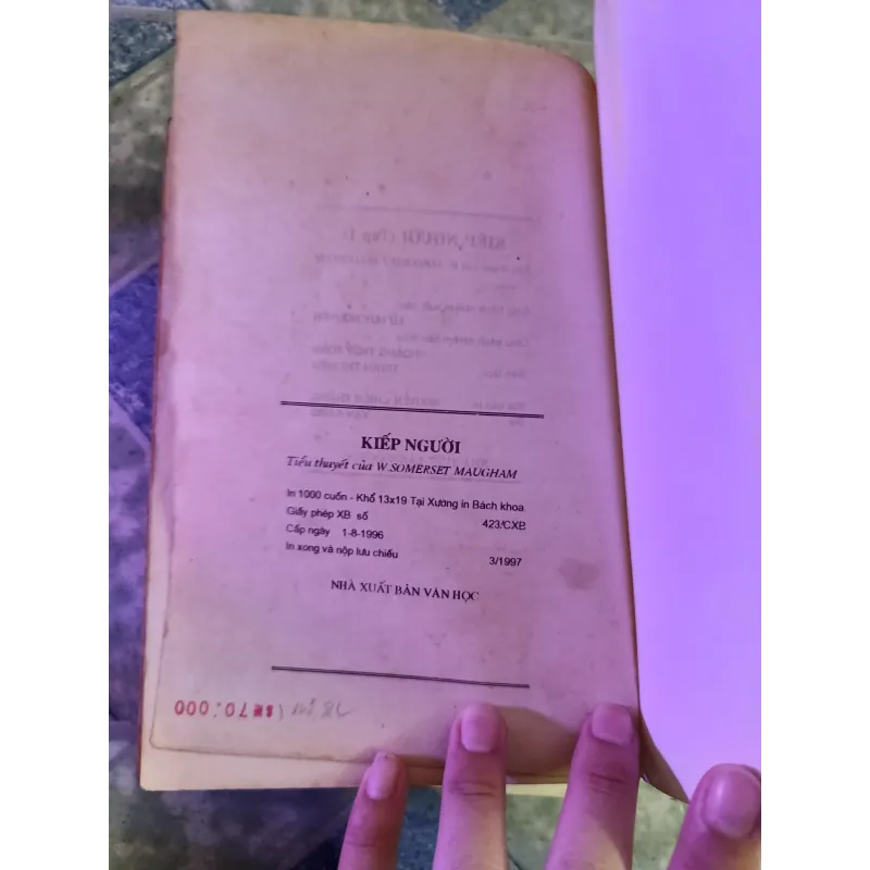 Kiếp Người -  William Somerset Maugham 598354