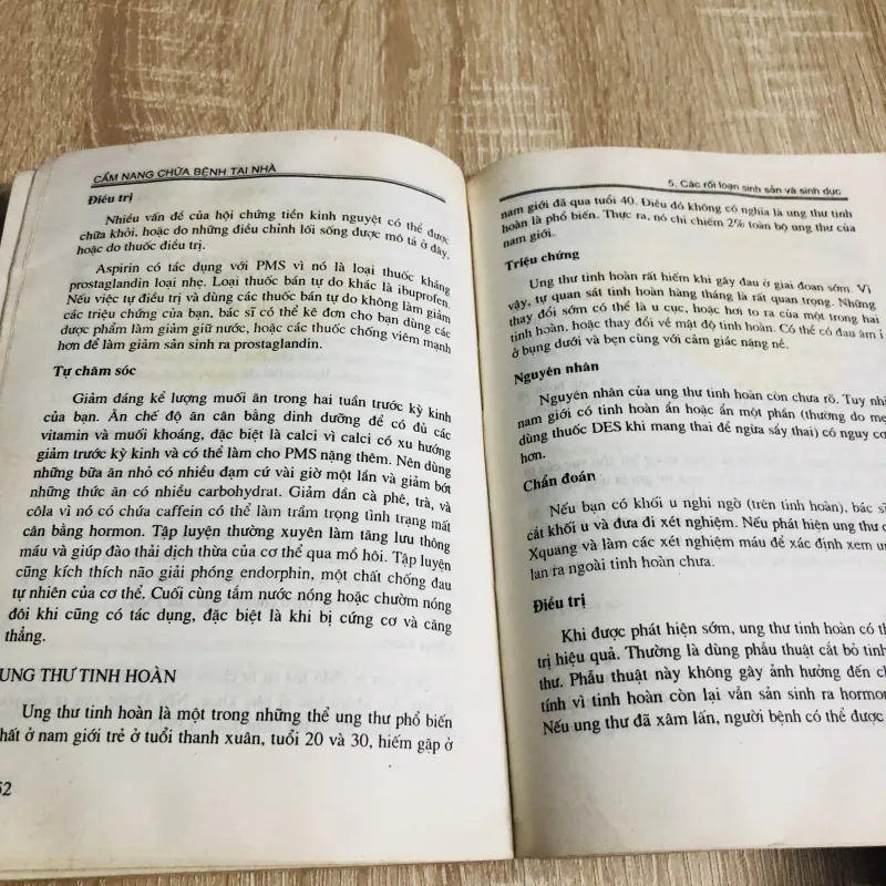 CẨM NANG CHỮA BỆNH TẠI NHÀ TRIỆU CHỨNG VÀ ĐIỀU TR 1013037