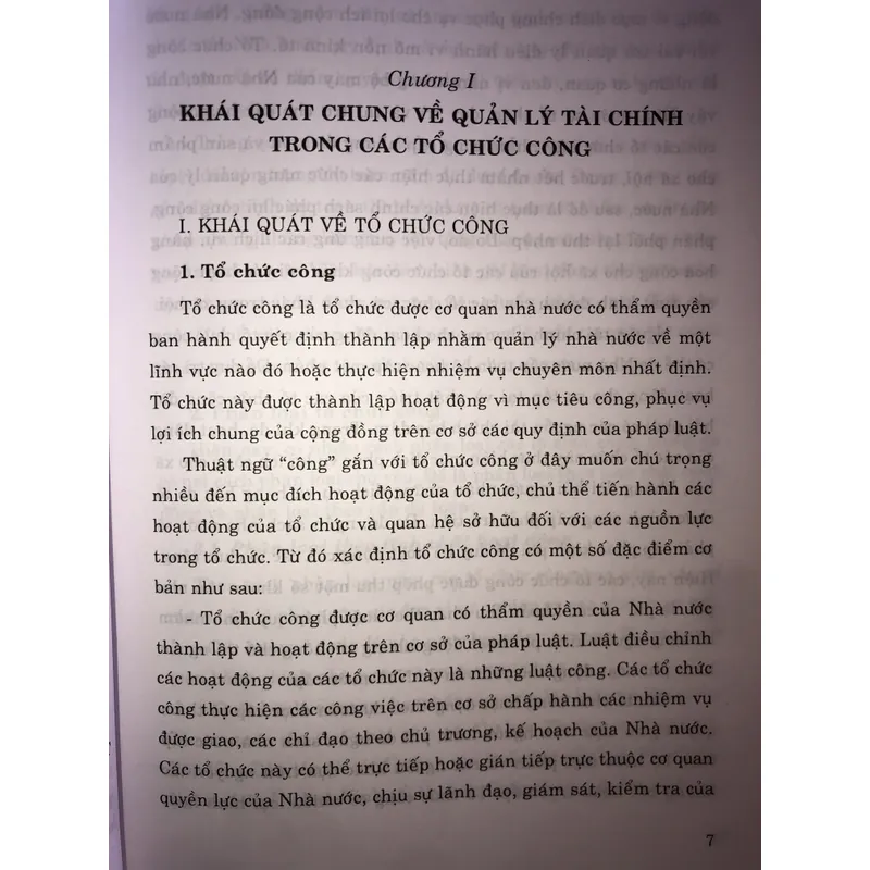 Quản lý tài chính, kế toán trong các tổ chức công 708781