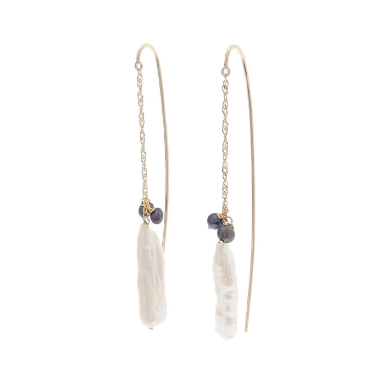 K18YG Bông tai ngọc trai nước ngọt - Hàng hiệu Chính hãng 868983