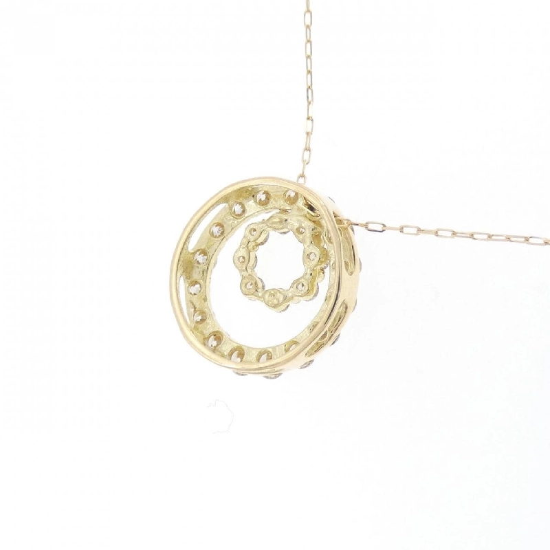 Dây chuyền kim cương K18YG 0.45CT - Hàng hiệu Chính hãng 860974