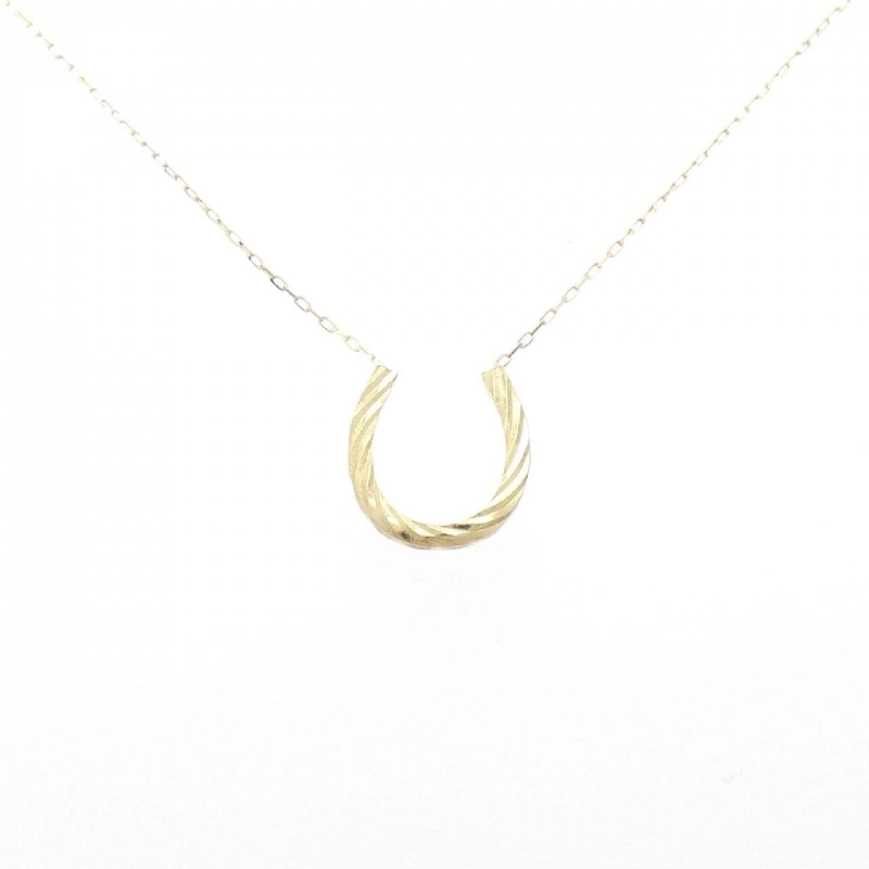 K18YG Dây chuyền hình móng ngựa - Hàng hiệu Authentic 856920