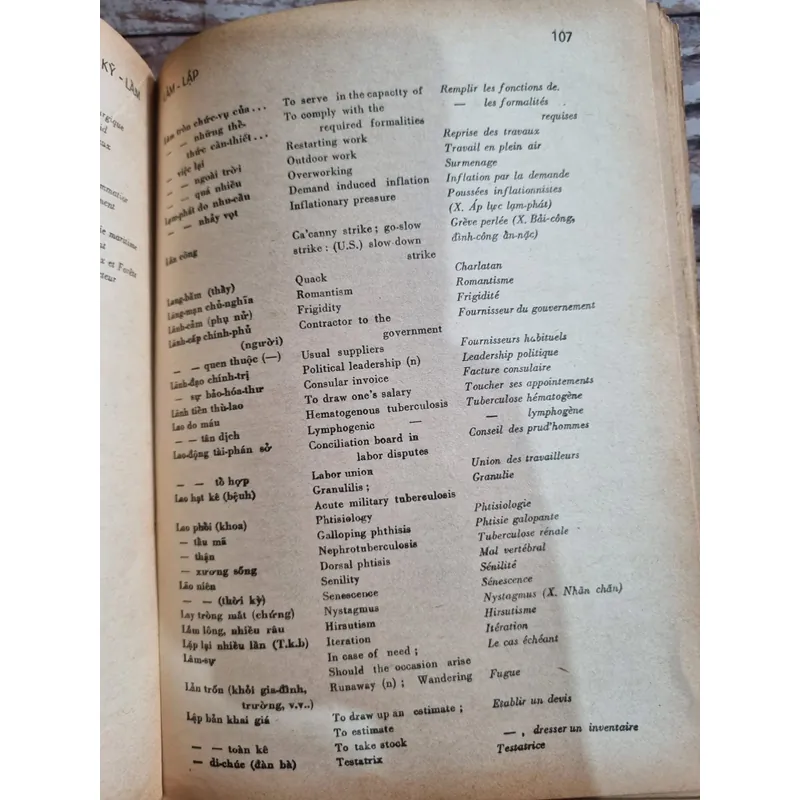 Từ điển tam ngữ  620 trang - VIÊT ANH PHAP PHÁP ANH VIÊT ANH PHÁP VIỆT 722408