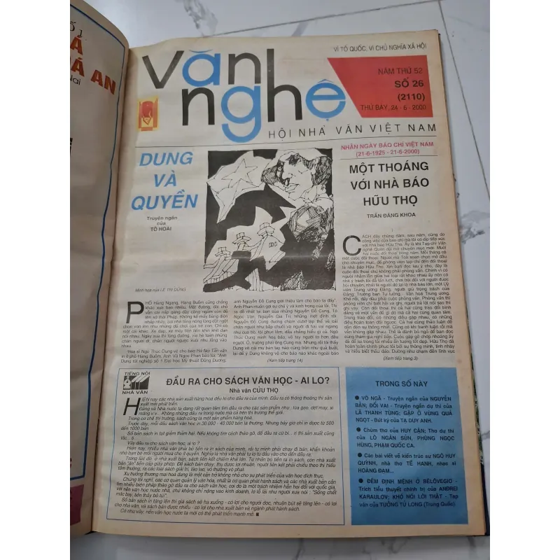 Báo Văn Nghệ 2000 số 17 đến số 35 799227