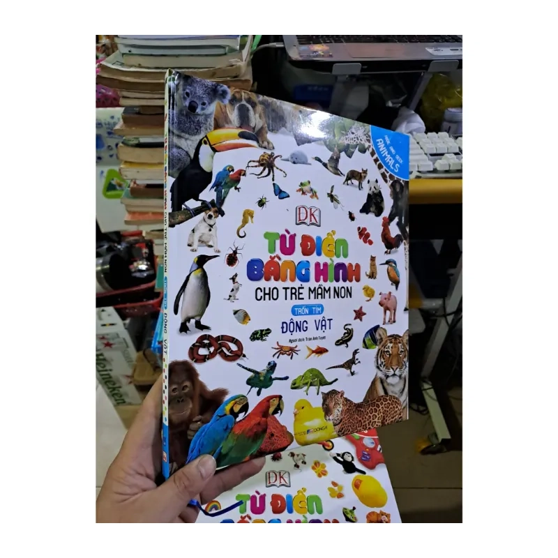 Từ điển bằng hình cho trẻ mầm non trốn tìm động vật 988646