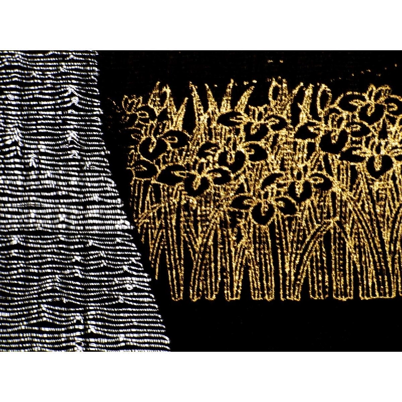 Đai obi lụa thêu họa tiết - Hàng hiệu Authentic 876115