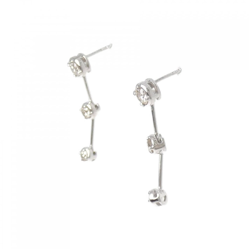 K14WG Bông tai kim cương ba viên 0.50CT - Hàng hiệu Chính hãng 867740