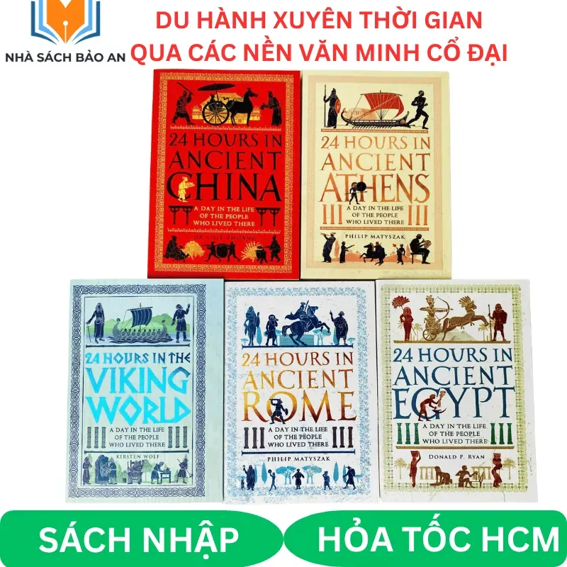 Sách - 24 Hours in…5 cuốn đẹp– du hành xuyên thời gian qua các nền văn minh cổ đại 1022613