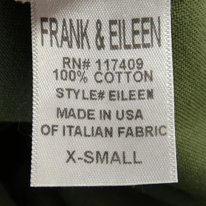 FRANK&EILEEN 2810700224 Áo sơ mi - Hàng hiệu Authentic 823447