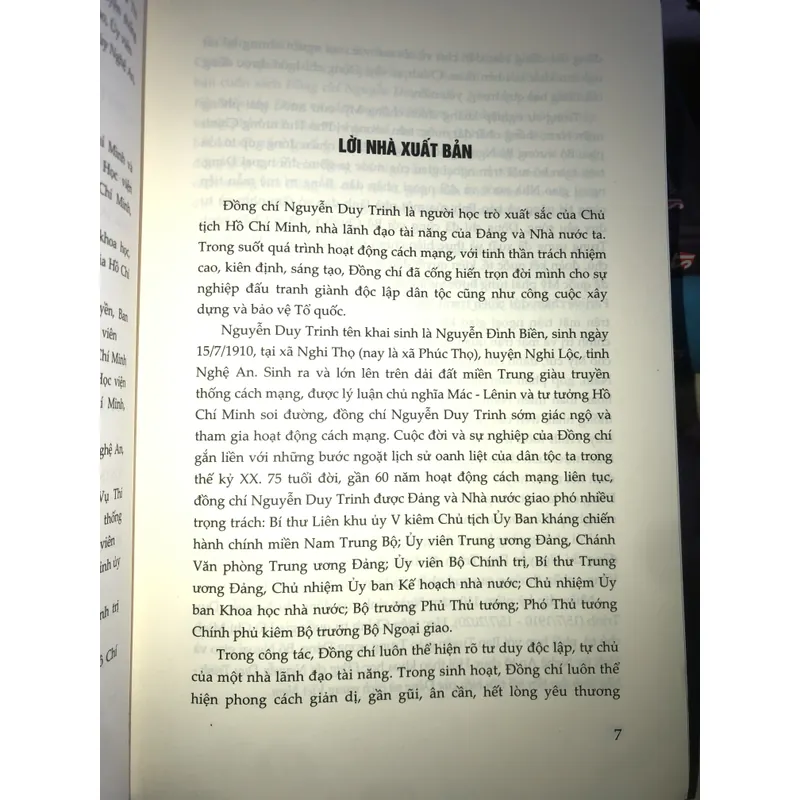 Đồng chí Nguyễn Duy Trinh - Nhà lãnh đạo tiền bối tiêu biểu của Đảng và cách mạng Việt Nam 704330