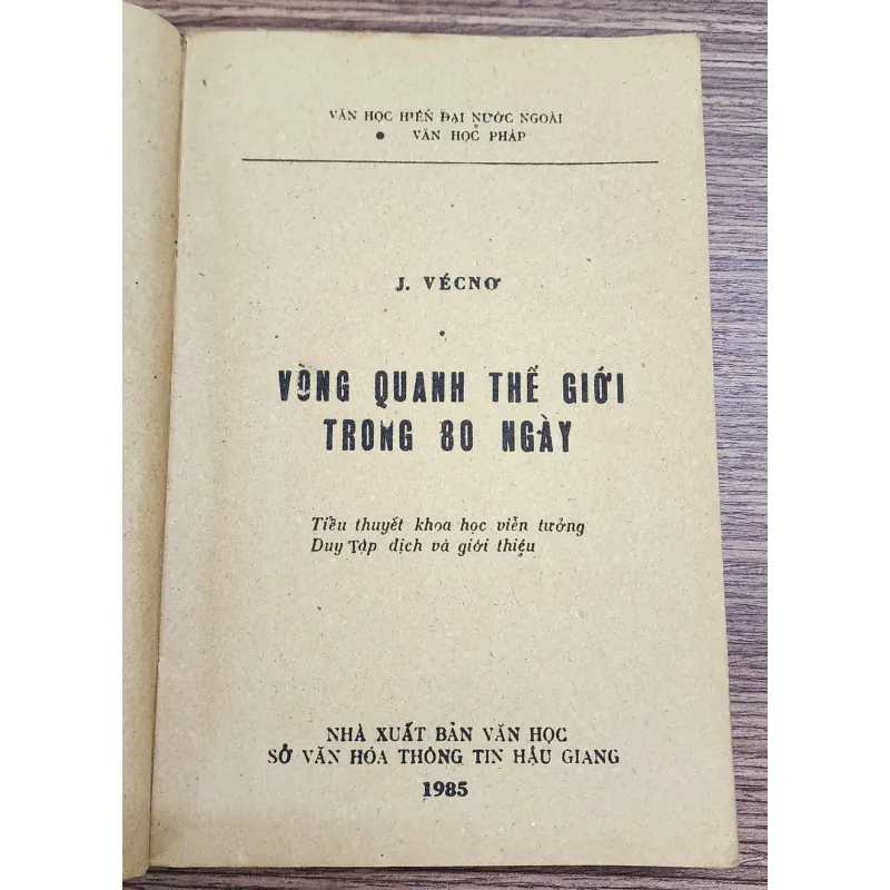 Truyện khoa học viễn tưởng: VÒNG QUANH THẾ GIỚI TRONG 80 NGÀY (Jules Verne) 768000