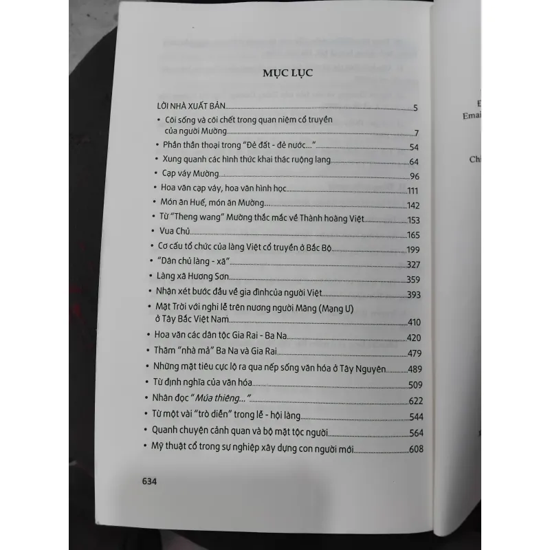 Góp phần nghiên cứu văn hóa và tộc người của GS  Nguyễn Từ Chi 990105