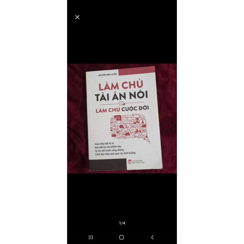 Sách " Làm chủ tài ăn nói - Làm chủ cuộc đời " 197027