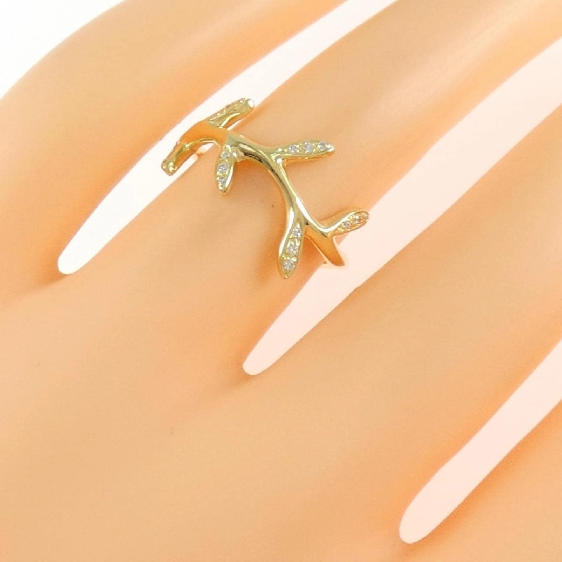 Nhẫn kim cương K18YG 669303