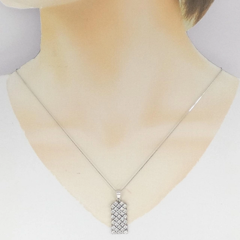 Dây chuyền kim cương PT900/PT850 1.56CT - Hàng hiệu Chính hãng 858601