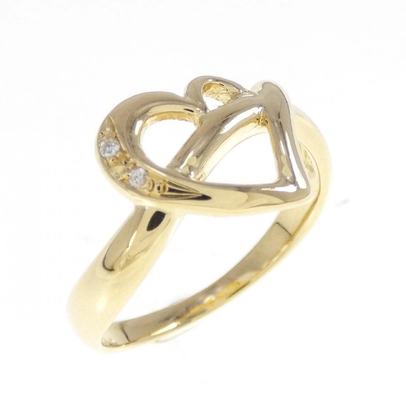 Nhẫn kim cương hình trái tim K18YG 669331