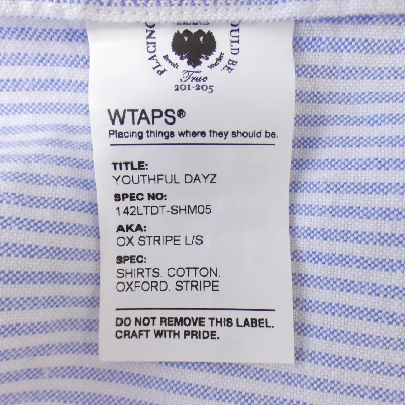 Áo sơ mi WTAPS - Hàng hiệu Authentic 902113