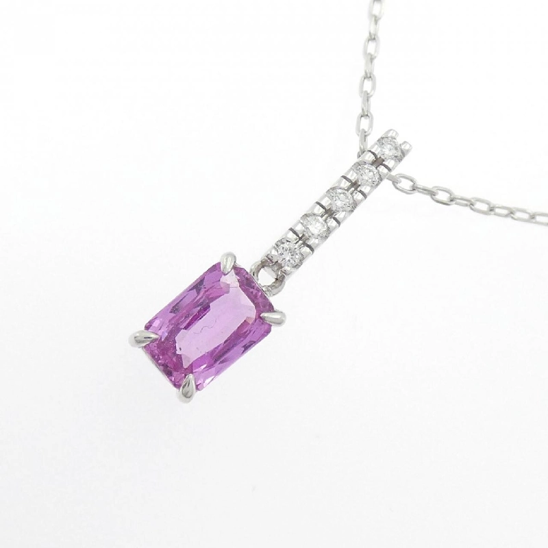 K18WG Sapphire Necklace 0.90CT - Hàng hiệu Chính hãng 859907
