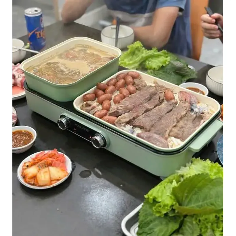 Bếp lẩu nướng 2in1 Kalite KLG333 – Vừa lẩu vừa nướng tiện lợi 744814