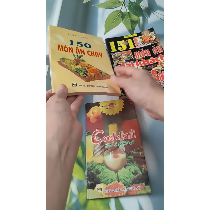 Combo Nấu Ăn: Cocktail Bỗ Dưỡng, 150 Món Chay, 151 Món Đãi Khách 727283