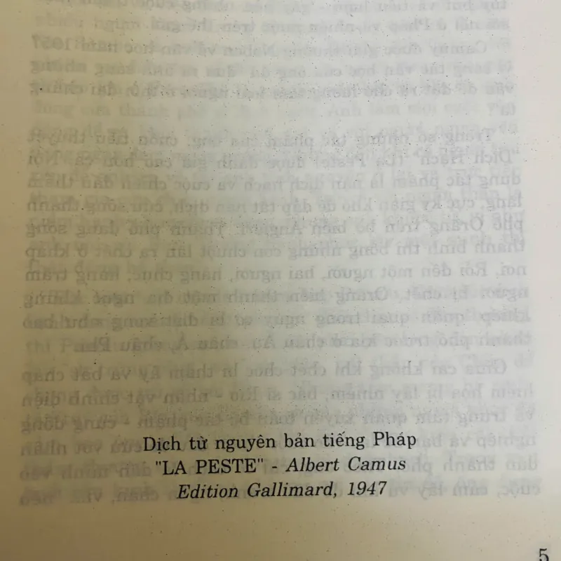 Albert Camus – Dịch Hạch 1013676