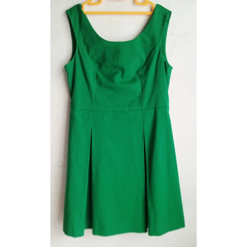 ĐẦM XẾP LI MÀU XANH 1030300