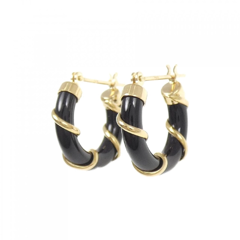 K18YG Onyx Bông tai - Hàng hiệu Chính hãng 868902