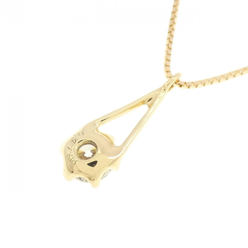 K18YG Dây chuyền kim cương 0.41CT - Hàng hiệu Authentic 868161