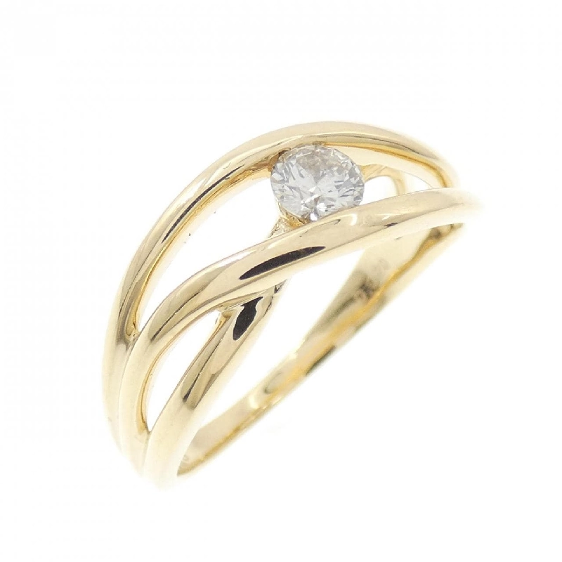 Nhẫn kim cương K18YG 0.20CT - Hàng hiệu Chính hãng 848047