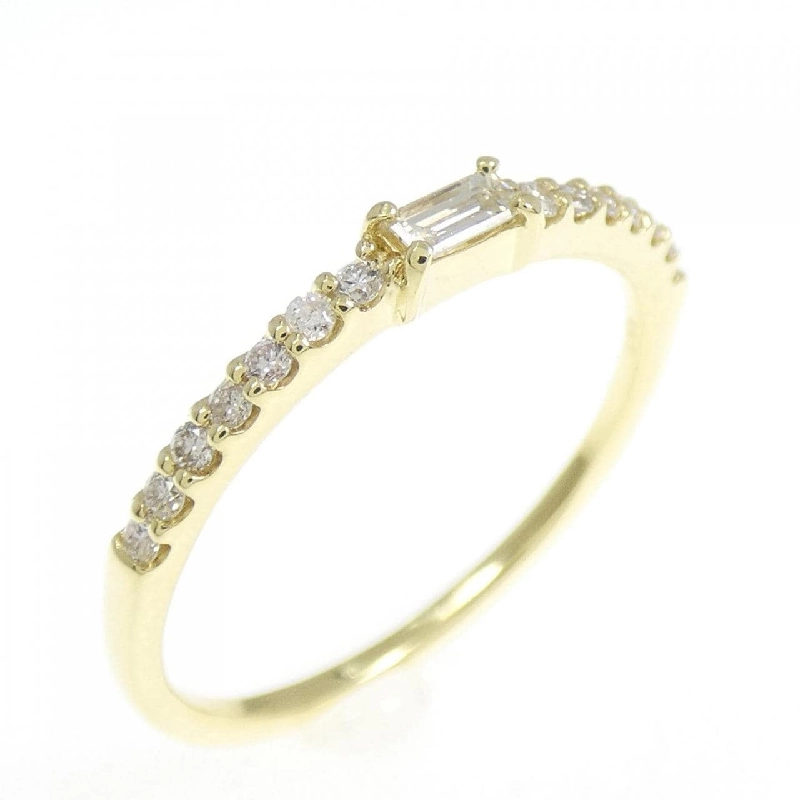 【Sản phẩm mới】Nhẫn kim cương K18YG 0.06CT 672960