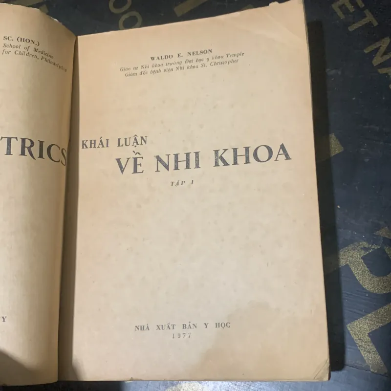 Khái luận về y khoa, tập 1, WALDO E. NELSON 777782