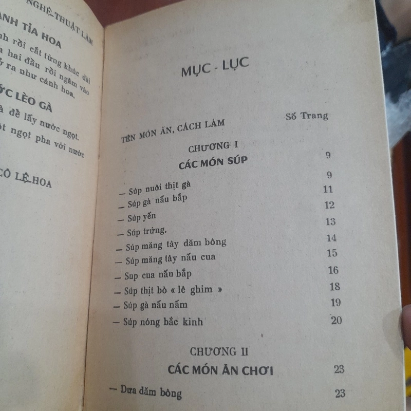 Cô Lệ Hoa - NGHỆ THUẬT LÀM MÓN ĂN TRUNG HOA (in tại Sài Gòn năm 1972) 518724
