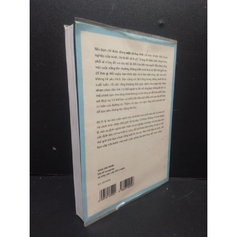Your One Word - Dẫn Lối Sự Nghiệp Và Sống Một Đời Ý Nghĩa mới 90% bẩn nhẹ 2020 HCM2105 Evan Carmichael SÁCH KỸ NĂNG 147572