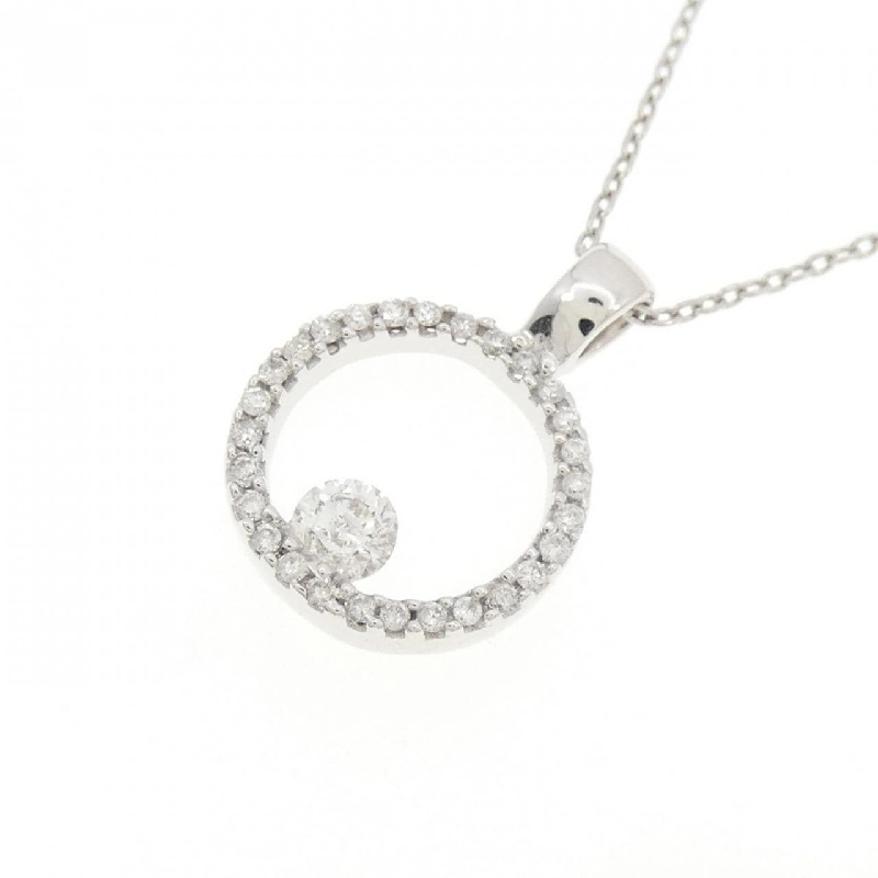 K14WG/K10WG Dây chuyền kim cương 0.25CT - Hàng hiệu Chính hãng 867021