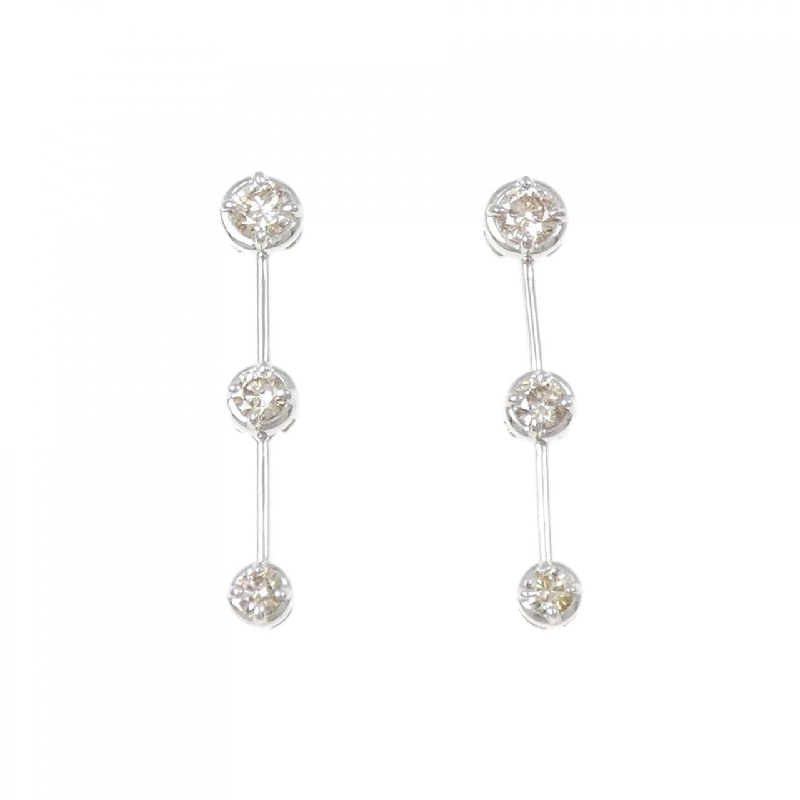 K14WG Bông tai kim cương ba viên 0.50CT - Hàng hiệu Chính hãng 867740