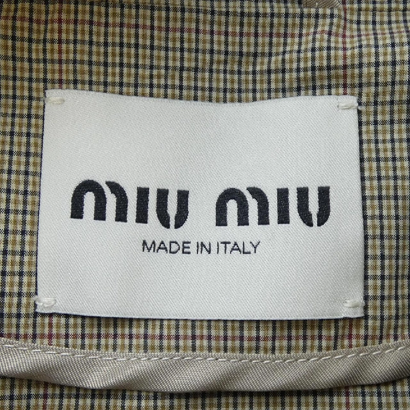 Áo khoác MIU MIU TECHNICAL CHECK ML1046 SOOO 16M0 - Hàng hiệu Chính hãng 820047