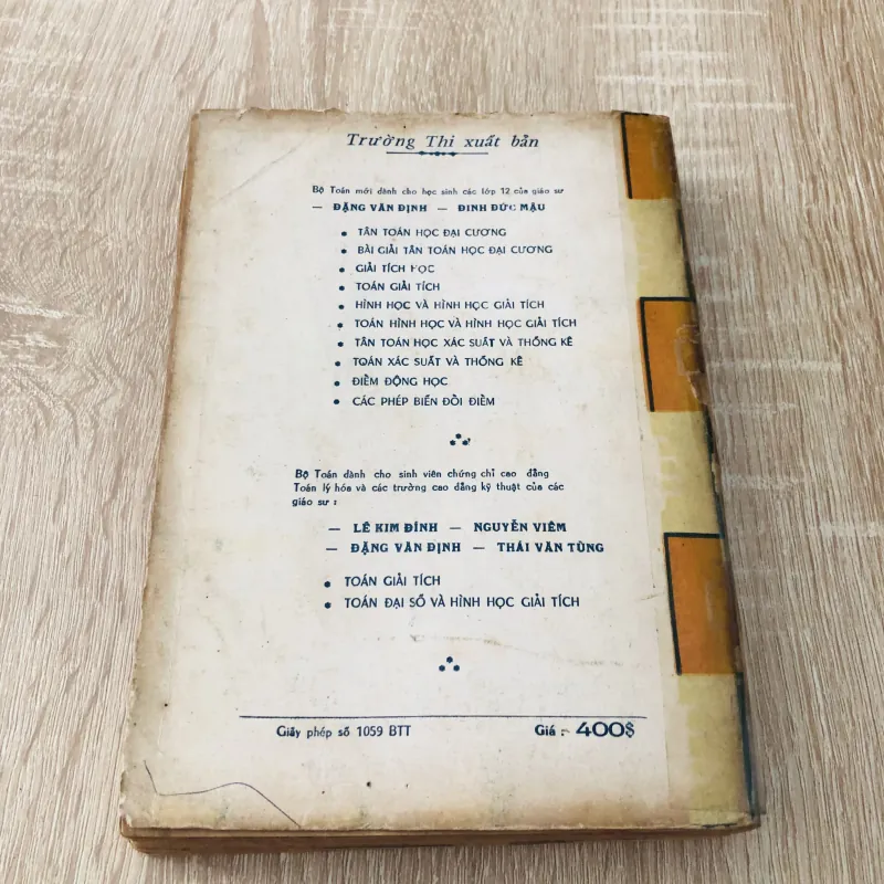TOÁN GIẢI TÍCH 12B 1971 974804