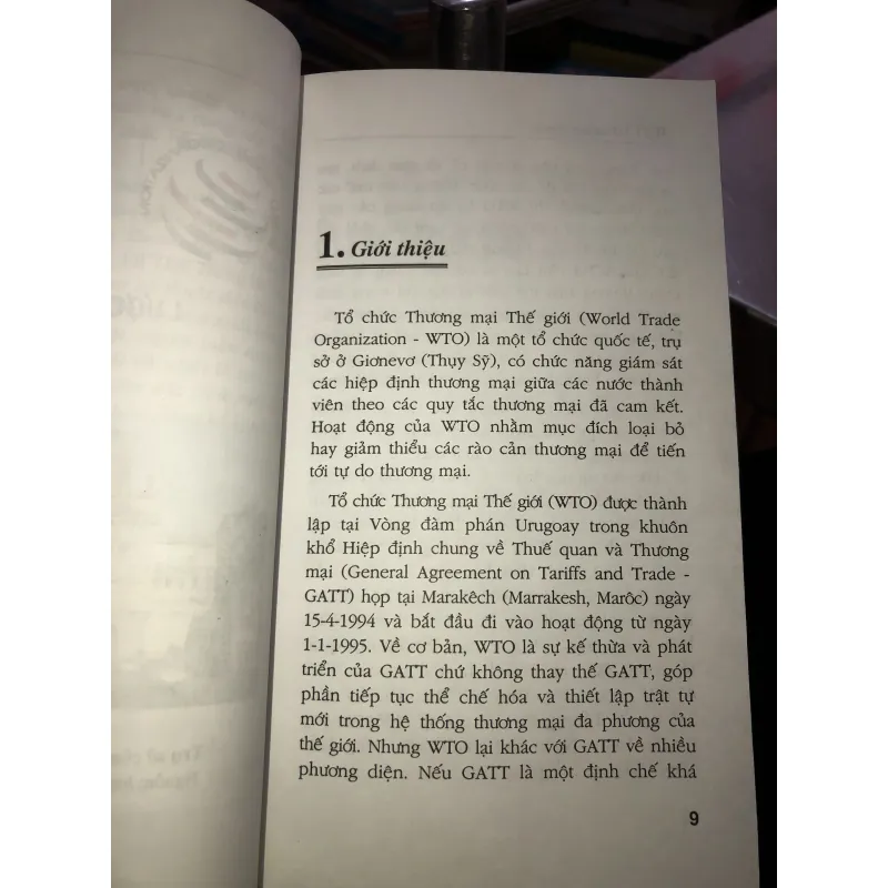 WTO thường thức - PGS.TS.Bùi Tất Thắng 1013156