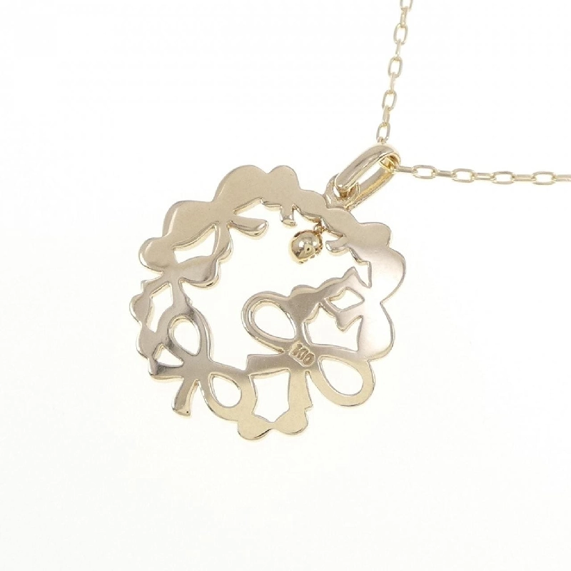 K10YG Ruy băng Dây chuyền kim cương - Hàng hiệu Chính hãng 868500