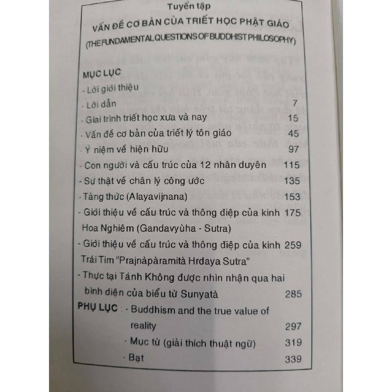 Vấn đề cơ bản của triết học Phật giáo - 2000 -340 trang Sách tôn giáo - tâm linh ANTQ3101 789970